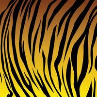 djurhud gul tiger. vektor eps 10