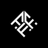 fff-Buchstaben-Logo-Design auf schwarzem Hintergrund. fff kreative Initialen schreiben Logo-Konzept. fff Briefgestaltung. vektor