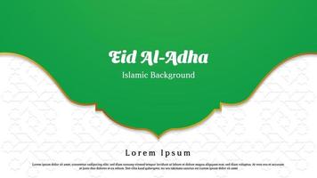 islamisches hintergrunddesign. eid al adha grußkartenentwurfsvorlage, islamische vektorillustration vektor