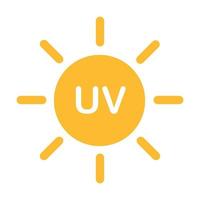 uv-strålning ikon vektor solar ultraviolett ljus symbol för grafisk design, logotyp, webbplats, sociala medier, mobilapp, ui illustration.