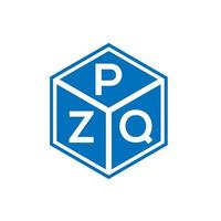 pzq brev logotyp design på svart bakgrund. pzq kreativa initialer bokstavslogotyp koncept. pzq bokstavsdesign. vektor