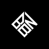 bnb-Brief-Logo-Design auf schwarzem Hintergrund. bnb kreative Initialen schreiben Logo-Konzept. bnb Briefgestaltung. vektor