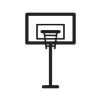 Symbol für Basketball-Postleitung vektor