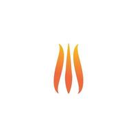 Feuerflamme Logo Vorlage Vektor-Symbol vektor