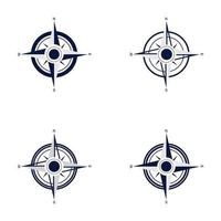 Kompass Logo Vorlage Vektor Icon Illustration Design