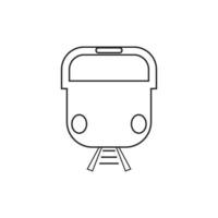 Zug-Icon-Vektor-Hintergrund vektor