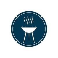 Grill-Symbol-Vektor-Illustration vektor