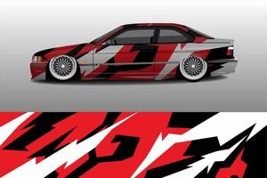 racerbil livery design vektor