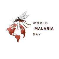 Welt-Malaria-Tag-Vektor vektor