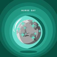 sjuksköterska dag vektor illustration