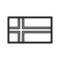 Island Liniensymbol vektor
