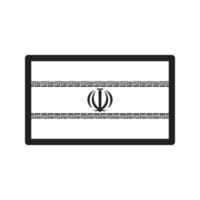 Symbol für die Iran-Linie vektor