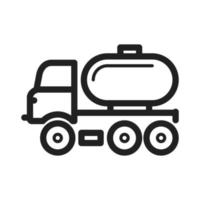 Tankwagen-Symbol vektor