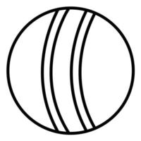 handboll linje ikon vektor