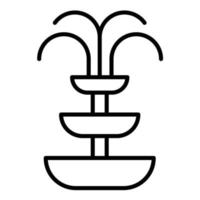 Symbol für die Brunnenlinie vektor