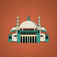 Moschee Vektor-Illustration vektor