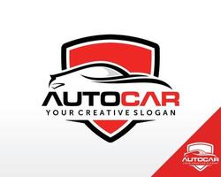 Sportwagen-Logo-Design. Automobil, Autohaus, Autohändler-Logo-Design-Vektor vektor