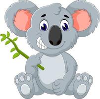 süßer Koala-Cartoon vektor