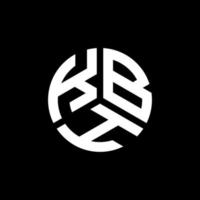 kbh-Buchstaben-Logo-Design auf schwarzem Hintergrund. kbh kreative Initialen schreiben Logo-Konzept. kbh Briefgestaltung. vektor