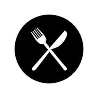Vektorsymbol für Restaurant und Café. isoliert auf weißem Hintergrund. vektor