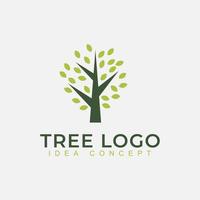 natur träd logotyp design vektorillustration. träd vektor ikon
