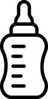 Babyflasche-Vektor-Icon-Design-Illustration vektor