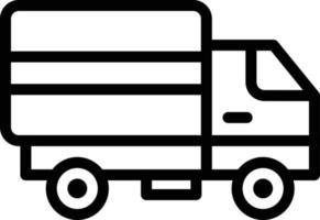 LKW-Vektor-Icon-Design-Illustration vektor