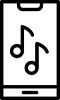 Musik-Vektor-Icon-Design-Illustration vektor