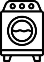 Waschmaschine-Vektor-Icon-Design-Illustration vektor
