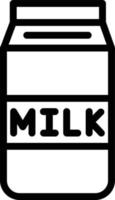 Milch-Vektor-Icon-Design-Illustration vektor