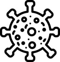 Virus-Vektor-Icon-Design-Illustration vektor