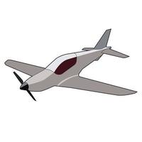 ultralätt flygplan vektor design