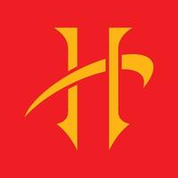 Buchstabe h Logo Vorlage Vektordesign vektor