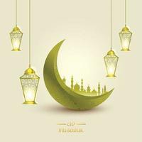 Eid Mubarak spezielles Design vektor
