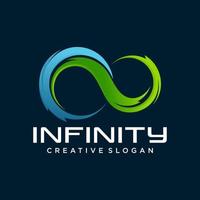 kreative Infinity-Logo-Design-Vektorvorlage vektor