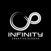 kreativa infinity logotyp design vektor mall
