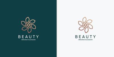 Beauty-Logo-Vorlage für Frau, Spa, Wellness-Unternehmen Premium-Vektor Teil 3 vektor