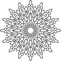 königliches Mandala-Kunstwerk für Dekoration, Design, Tätowierung, Frieden vektor