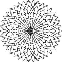 kungliga mandala konstverk för dekoration, design, tatuering, fred vektor