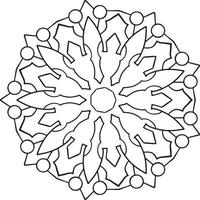 kungliga mandala konstverk för dekoration, design, tatuering, fred vektor