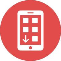 mobil appbutik isolerad vektorikon som enkelt kan ändras eller redigeras vektor