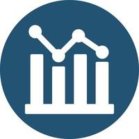 Analytics-Vektorsymbol, das leicht geändert oder bearbeitet werden kann vektor