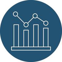 Analytics-Vektorsymbol, das leicht geändert oder bearbeitet werden kann vektor