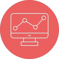 Analytics-Vektorsymbol, das leicht geändert oder bearbeitet werden kann vektor