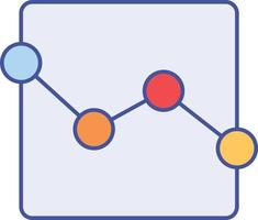 Graph isoliertes Vektorsymbol, das leicht geändert oder bearbeitet werden kann vektor