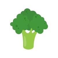 grön broccoli. hälsosamma grönsaker för barn vektor
