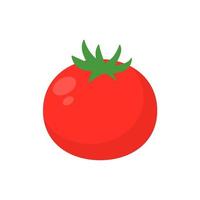 leuchtend rote tomaten zutaten für gesundes kochen vektor
