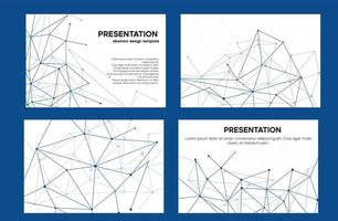 abstrakt vit och blå design för mall. teknologibild i vektor för nätverksdatapresentation