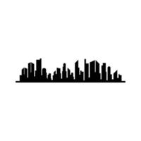 Silhouettendesign-Vektor der Skyline der Stadt vektor