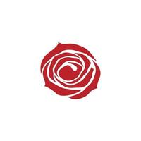 Rose-Icon-Design-Vorlage vektor